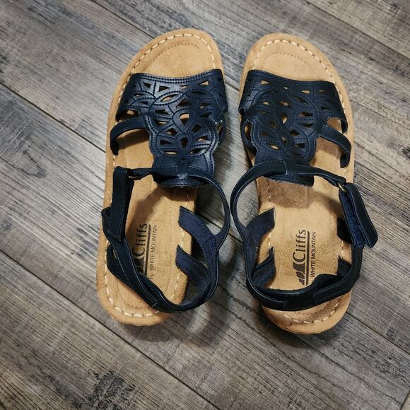 Cliffs sandals womens size 9M blue excellent condition - Picture 1 of 10
